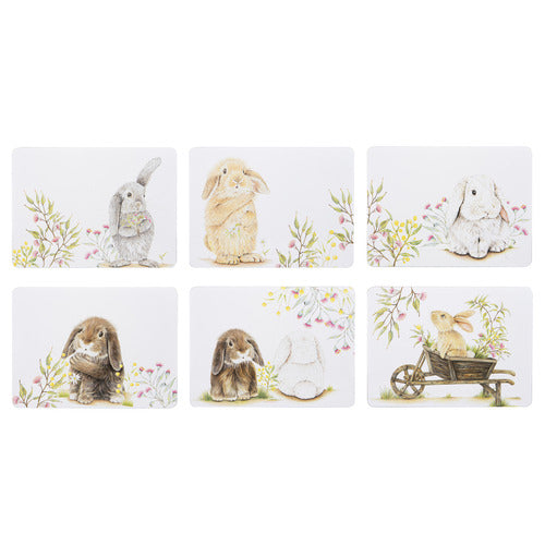 Bunny Tales - Set of 6 Assorted Placemats