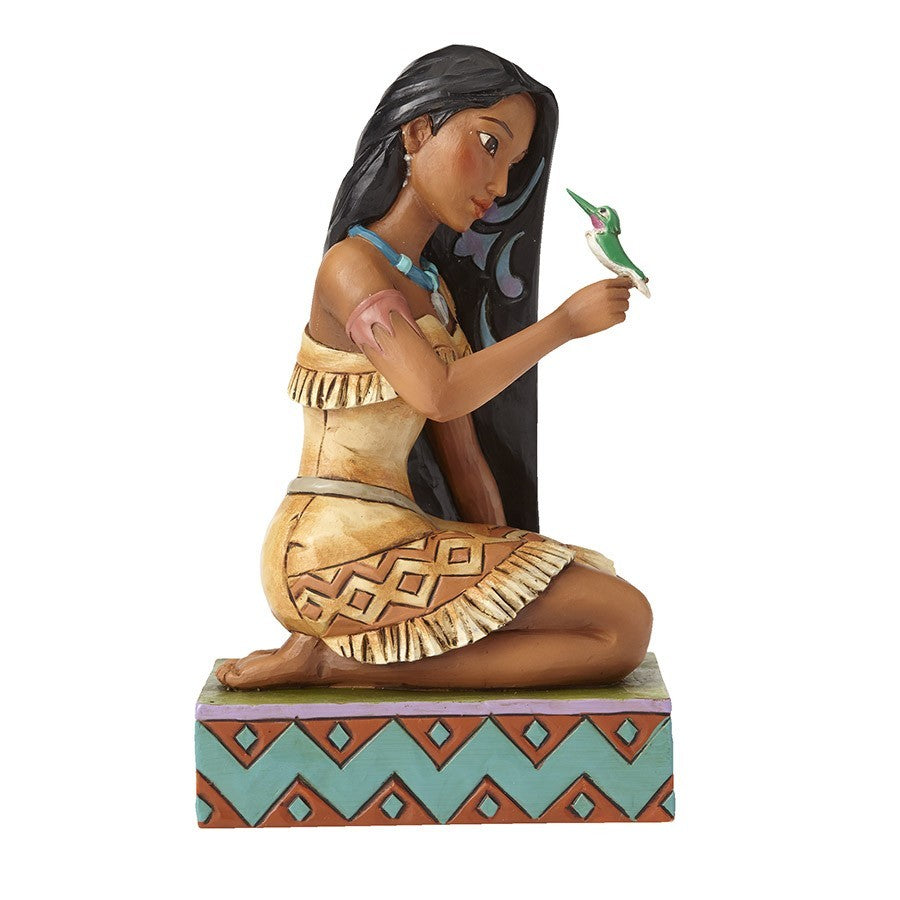 Jim Shore Disney Traditions - Pocahontas with Flit Free and Fierce