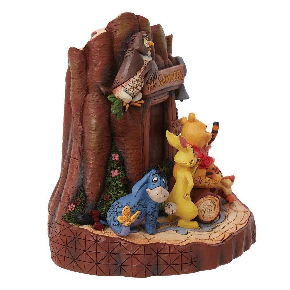 Jim Shore Disney Traditions - Winnie The Pooh - Pooh Carved By Heart