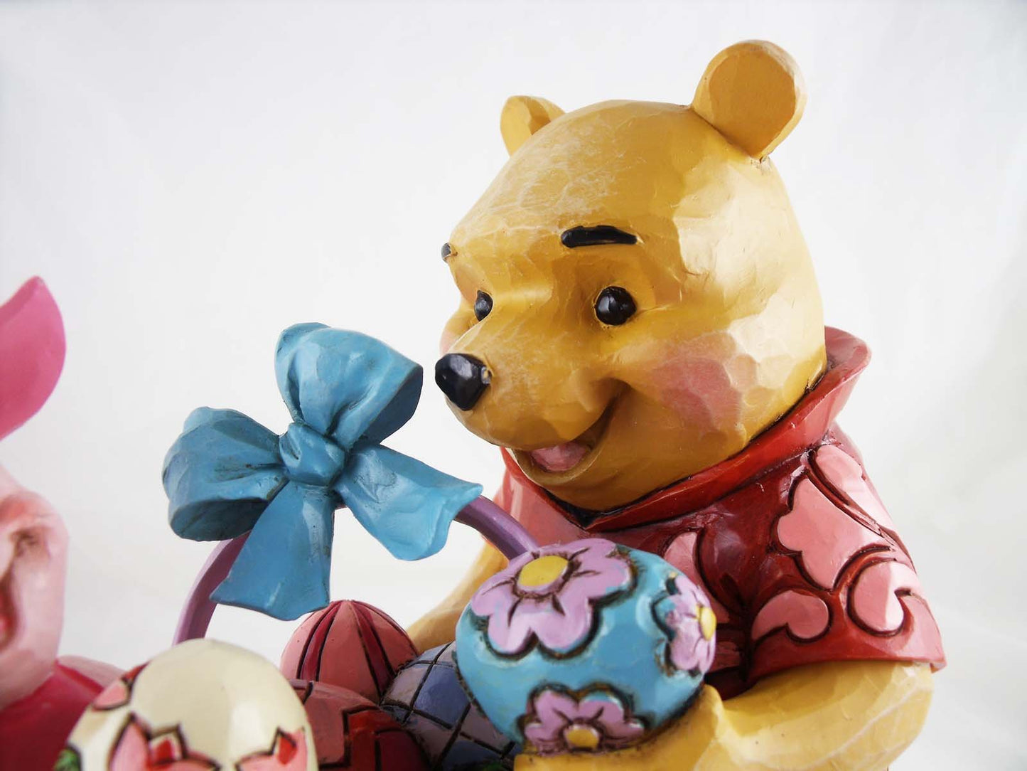 Jim Shore Disney Traditions - Winnie the Pooh and Piglet Easter - Spring Surprise