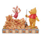 Jim Shore Disney Traditions - Winnie the Pooh & Piglet - Jumping into Fall