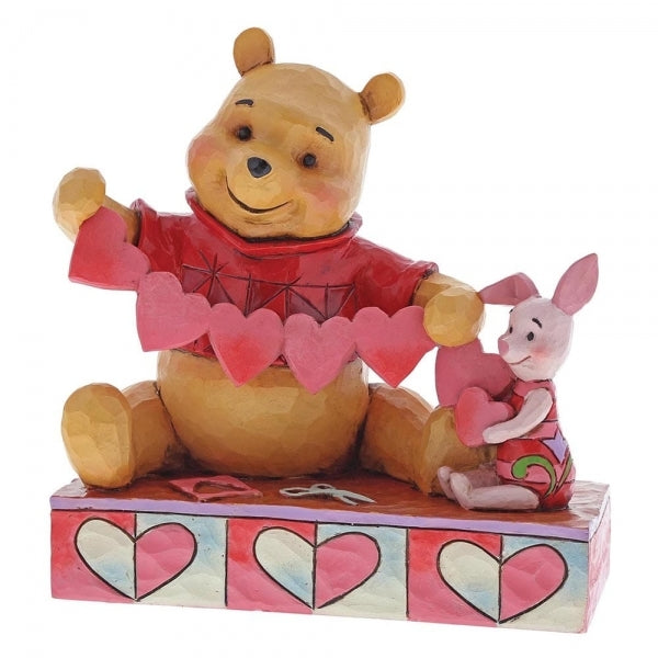 Jim Shore Disney Traditions - Winnie Pooh & Piglet Valentines