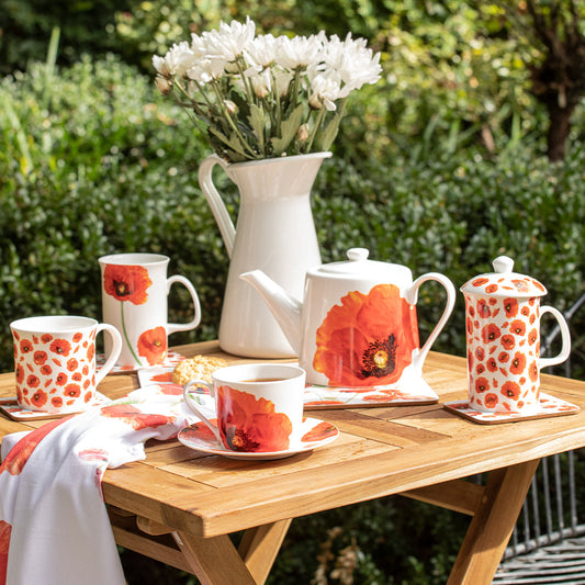 Red Poppies - Set of 2 Tea Towels