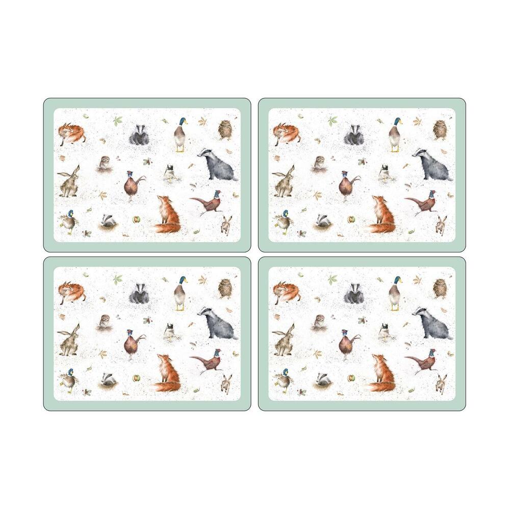 Wrendale Designs - Set of 4 Assorted Placemats