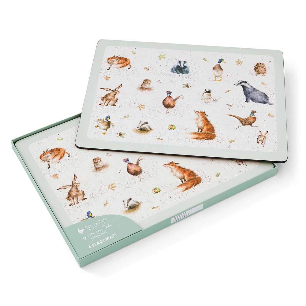 Wrendale Designs - Set of 4 Assorted Placemats
