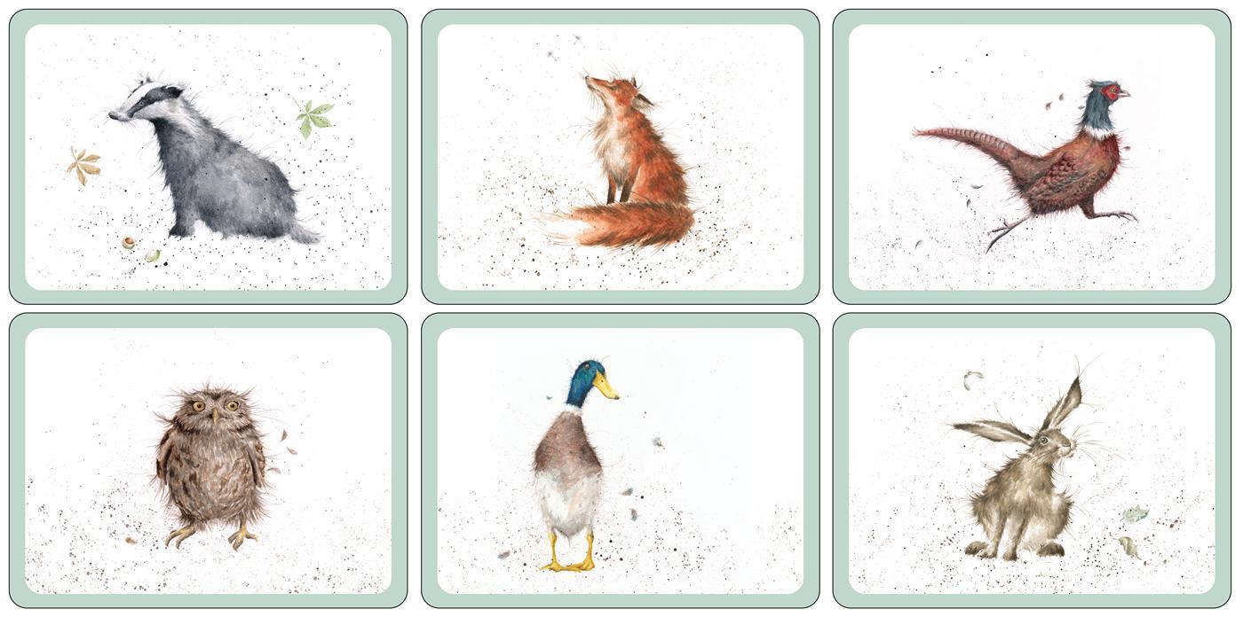 Wrendale Designs - Set of 6 Assorted Placemats