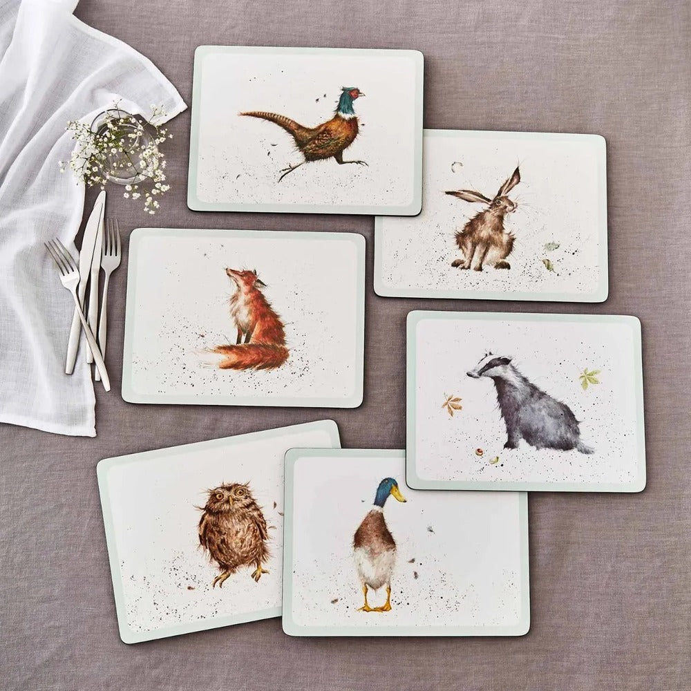 Wrendale Designs - Set of 6 Assorted Placemats