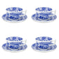 Spode - Teacup and Saucer (Set of 4)