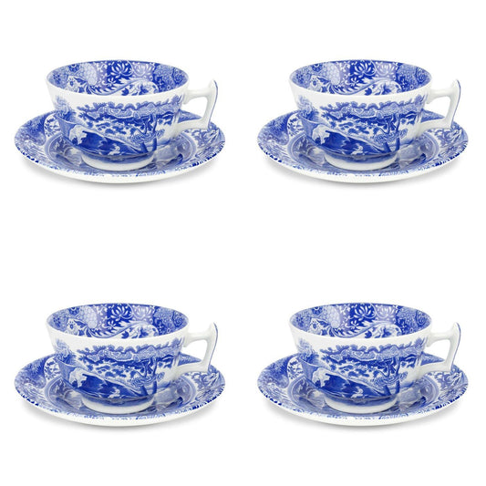Spode - Teacup and Saucer (Set of 4)