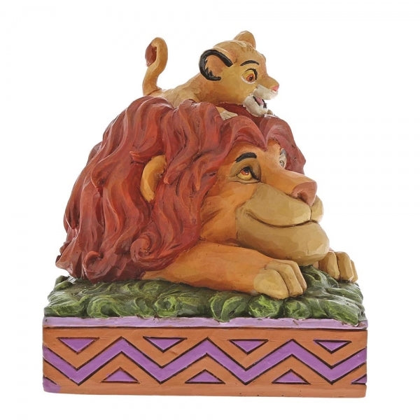 Jim Shore Disney Traditions - The Lion King Simba & Mufasa - A Father's Pride