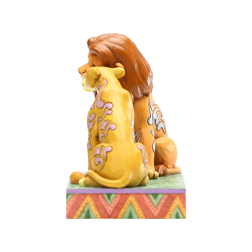 Jim Shore Disney Traditions - The Lion King Simba & Nala Snuggling - Savannah Sweethearts