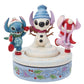 Jim Shore Disney Traditions - Lilo & Stitch - Stitch & Angel - Snowy Shenanigans Christmas