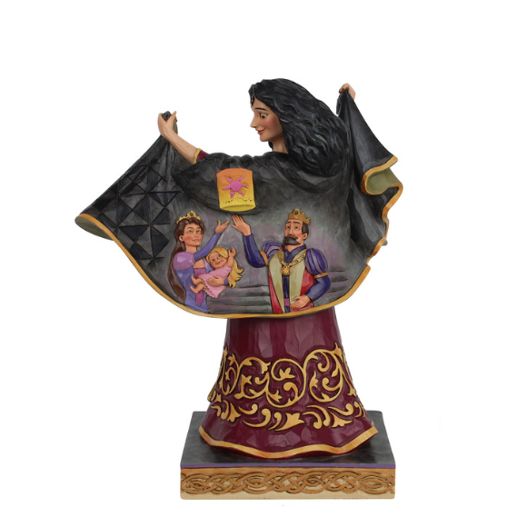 Jim Shore Disney Traditions - Tangled Mother Gothel with Scene - Maternal Malice