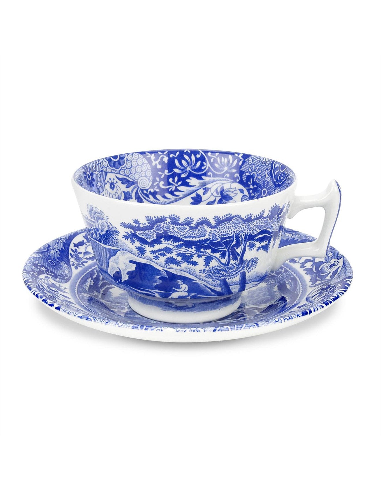 Spode - Teacup and Saucer (Set of 4)