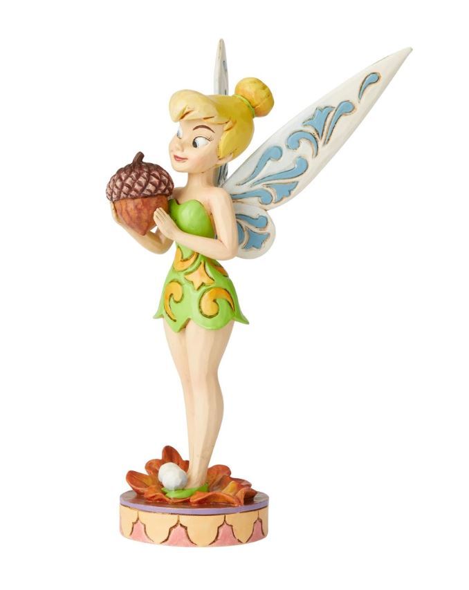 Jim Shore Disney Traditions - Peter Pan Tinker Bell with Acorn - Nuts For Fall