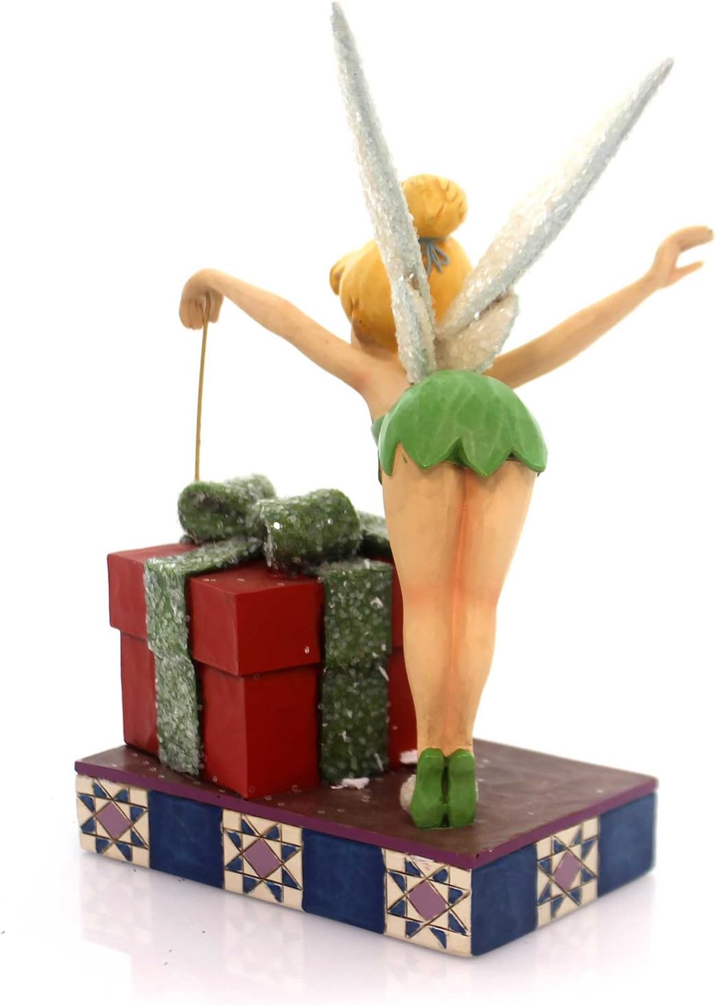 Jim Shore Disney Traditions - Peter Pan Tinker Bell with Gift - Pixie Dusted Present