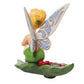 Jim Shore Disney Traditions - Peter Pan Tinkerbell Christmas - Sitting On Holly