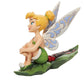 Jim Shore Disney Traditions - Peter Pan Tinkerbell Christmas - Sitting On Holly